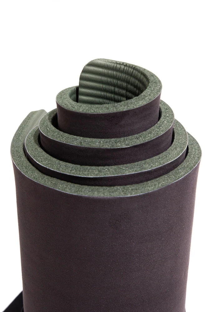 CloudCushion Vegan Suede Yoga Mat - Black 0.5” Thick - Image 4