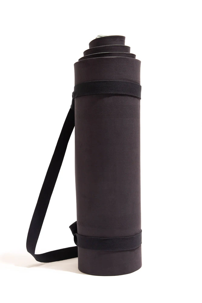 CloudCushion Vegan Suede Yoga Mat - Black 0.5” Thick - Image 3