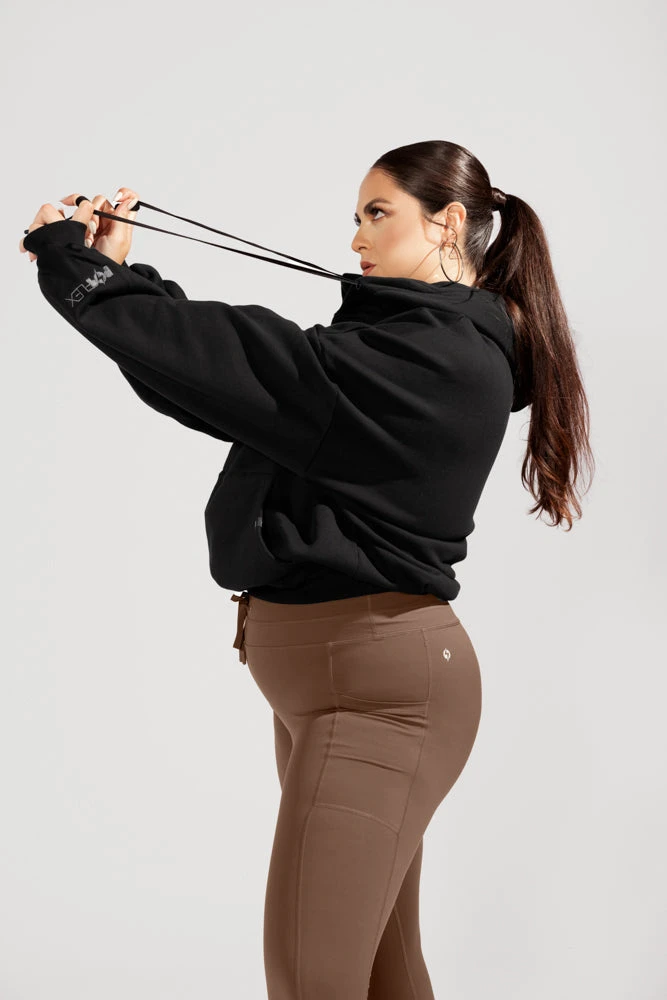 Pullover Cloud Hoodie - Black - Image 7