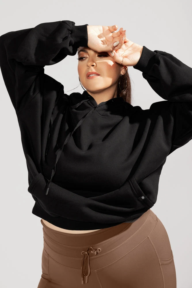 Pullover Cloud Hoodie - Black - Image 8