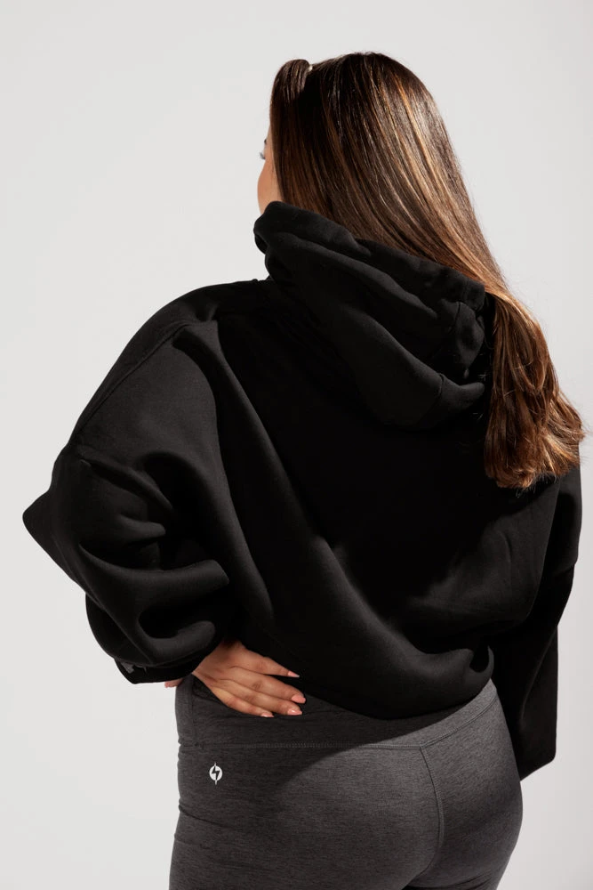 Pullover Cloud Hoodie - Black - Image 9