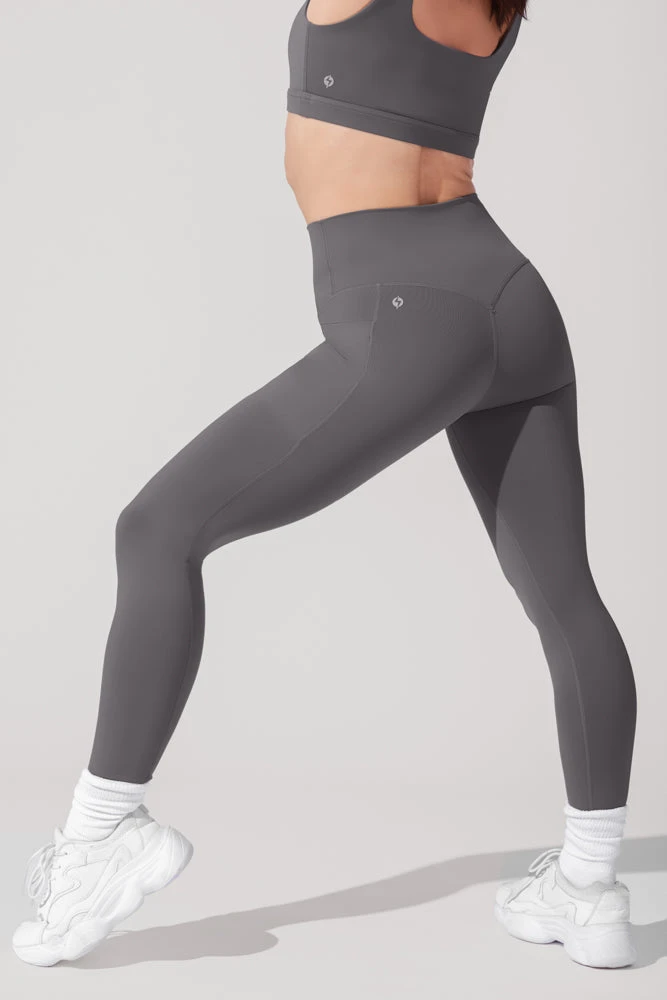 Supersculpt⢠Leggings With Pockets (Pet Hair Resistant) - Slate - Image 5
