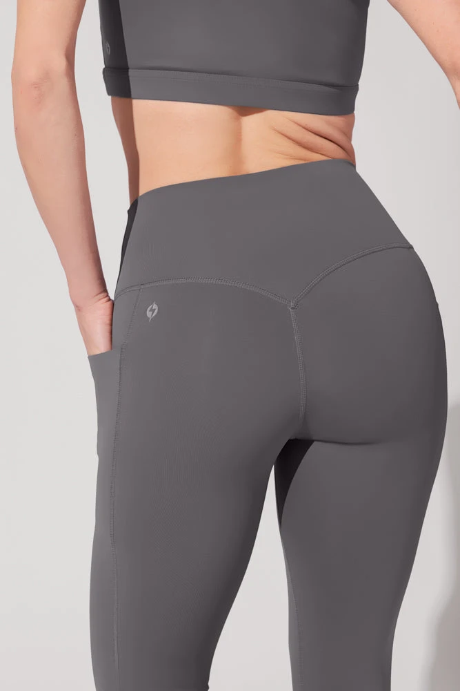 Supersculpt⢠Leggings With Pockets (Pet Hair Resistant) - Slate - Image 6