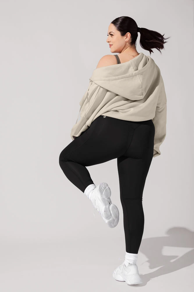 Zip Cloud Hoodie - Seashell - Image 6
