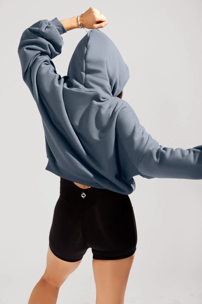 Pullover Cloud Hoodie - Denim Blue - Image 2