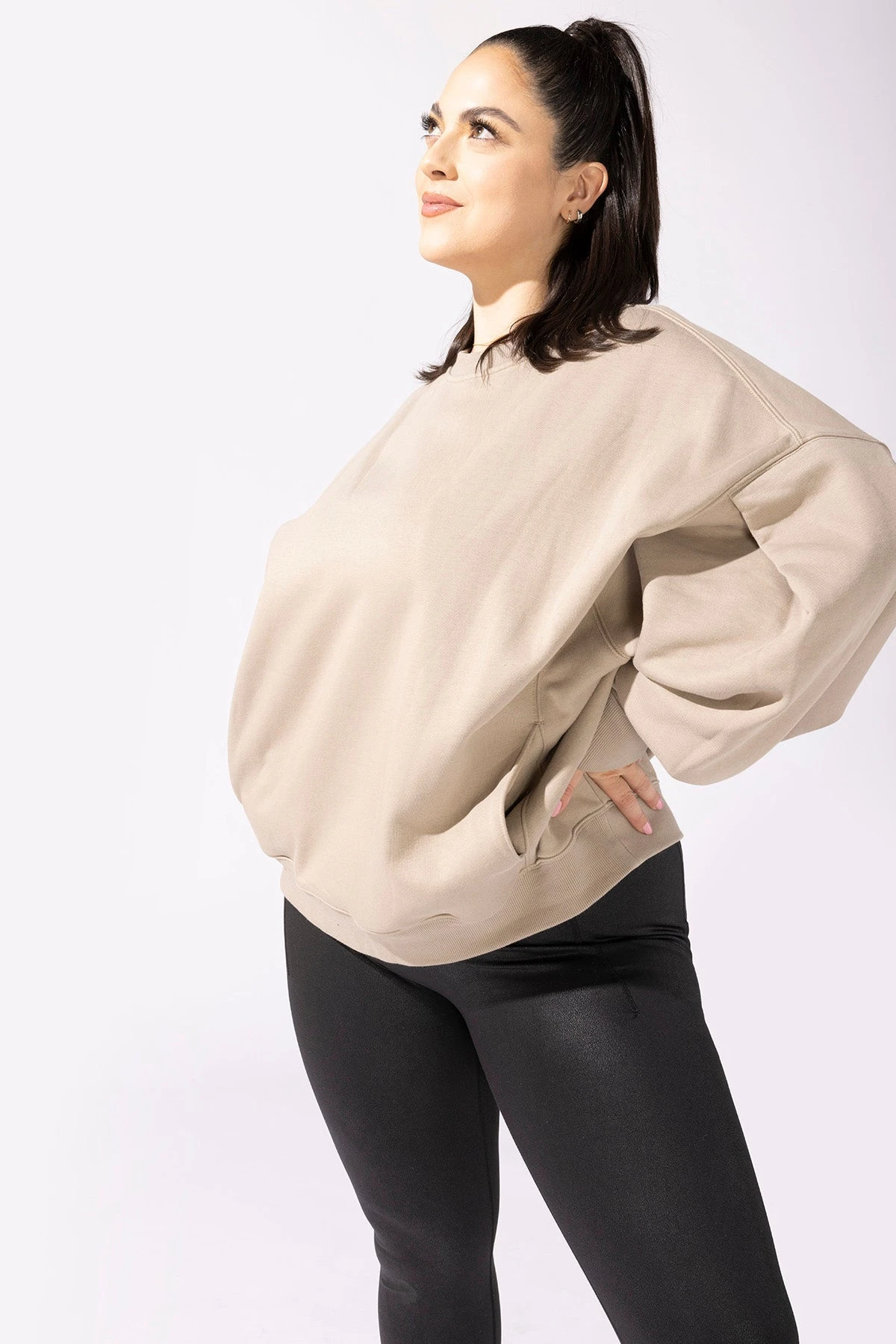 Brunch Sweater - Warm Taupe - Image 8