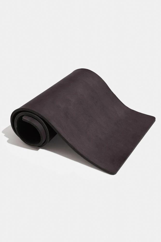 CloudCushion Vegan Suede Yoga Mat - Black 0.5” Thick - Image 6
