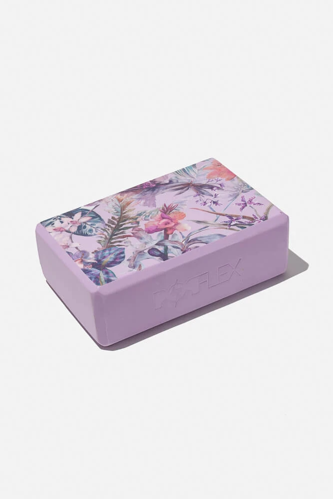 Lavender Rainforest Yoga Block - Image 2