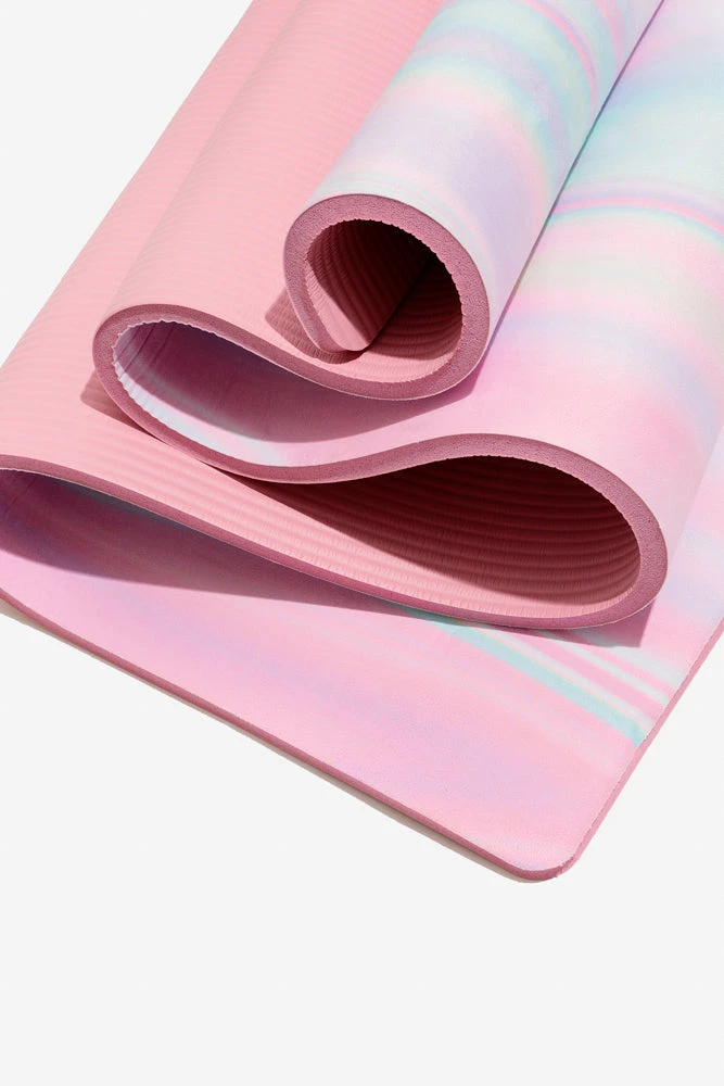 CloudCushion Vegan Suede Yoga Mat - Prismatic 0.5” Thick - Image 2