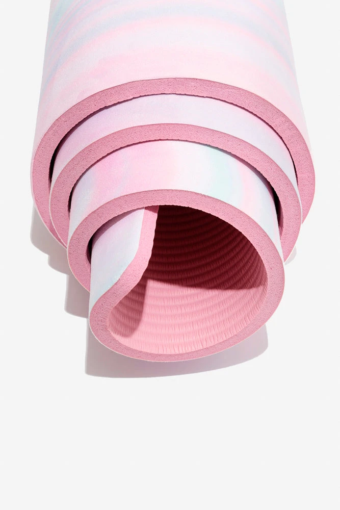 CloudCushion Vegan Suede Yoga Mat - Prismatic 0.5” Thick - Image 6