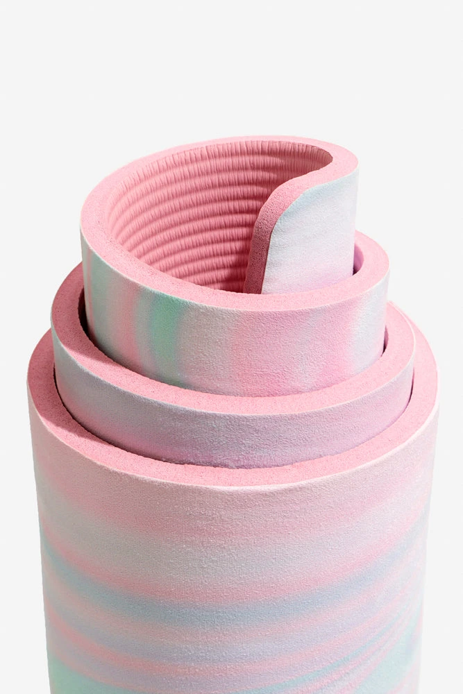 CloudCushion Vegan Suede Yoga Mat - Prismatic 0.5” Thick - Image 7