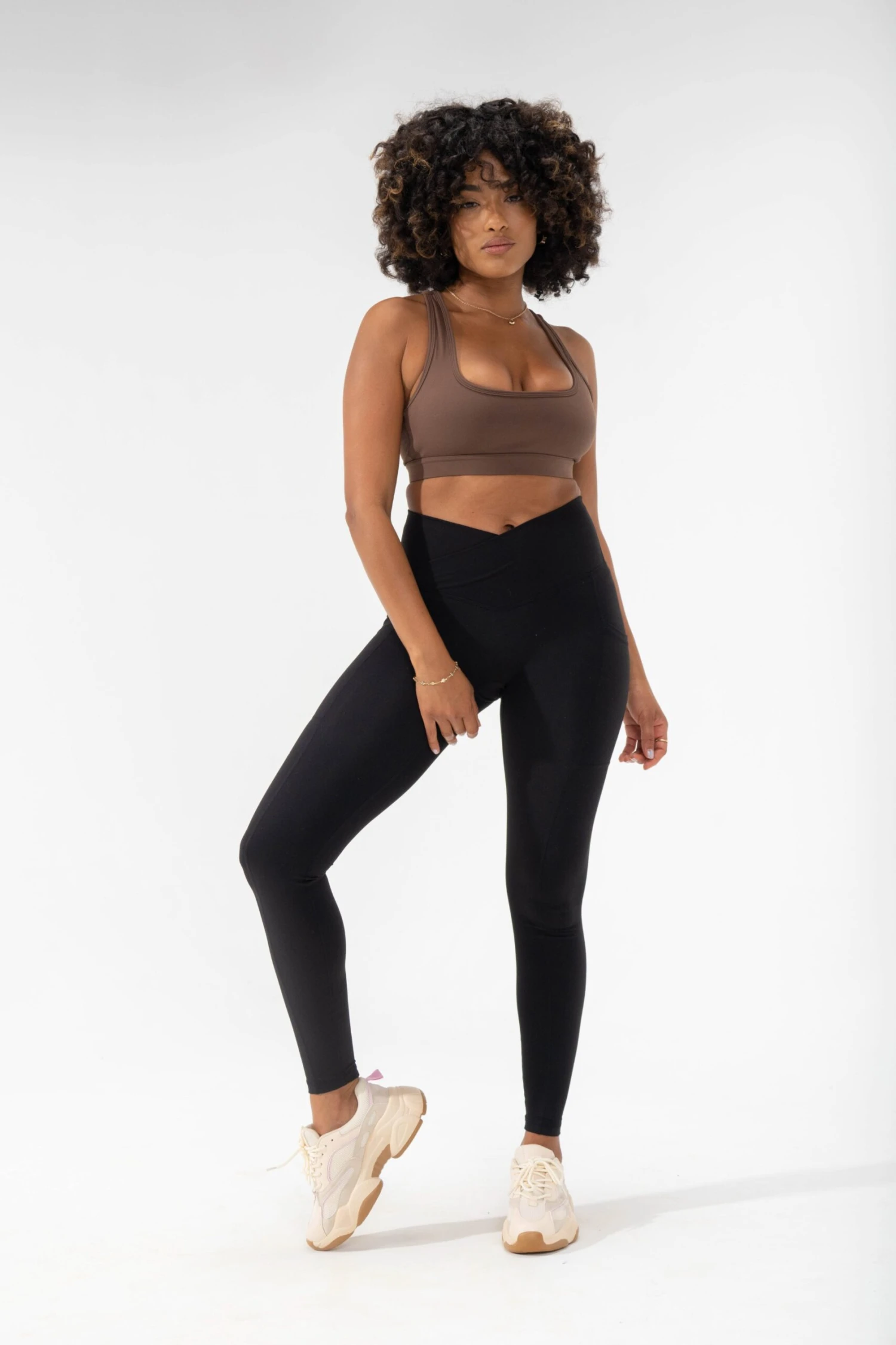 Crisscross Hourglass® Leggings With Pockets - Black - Image 7