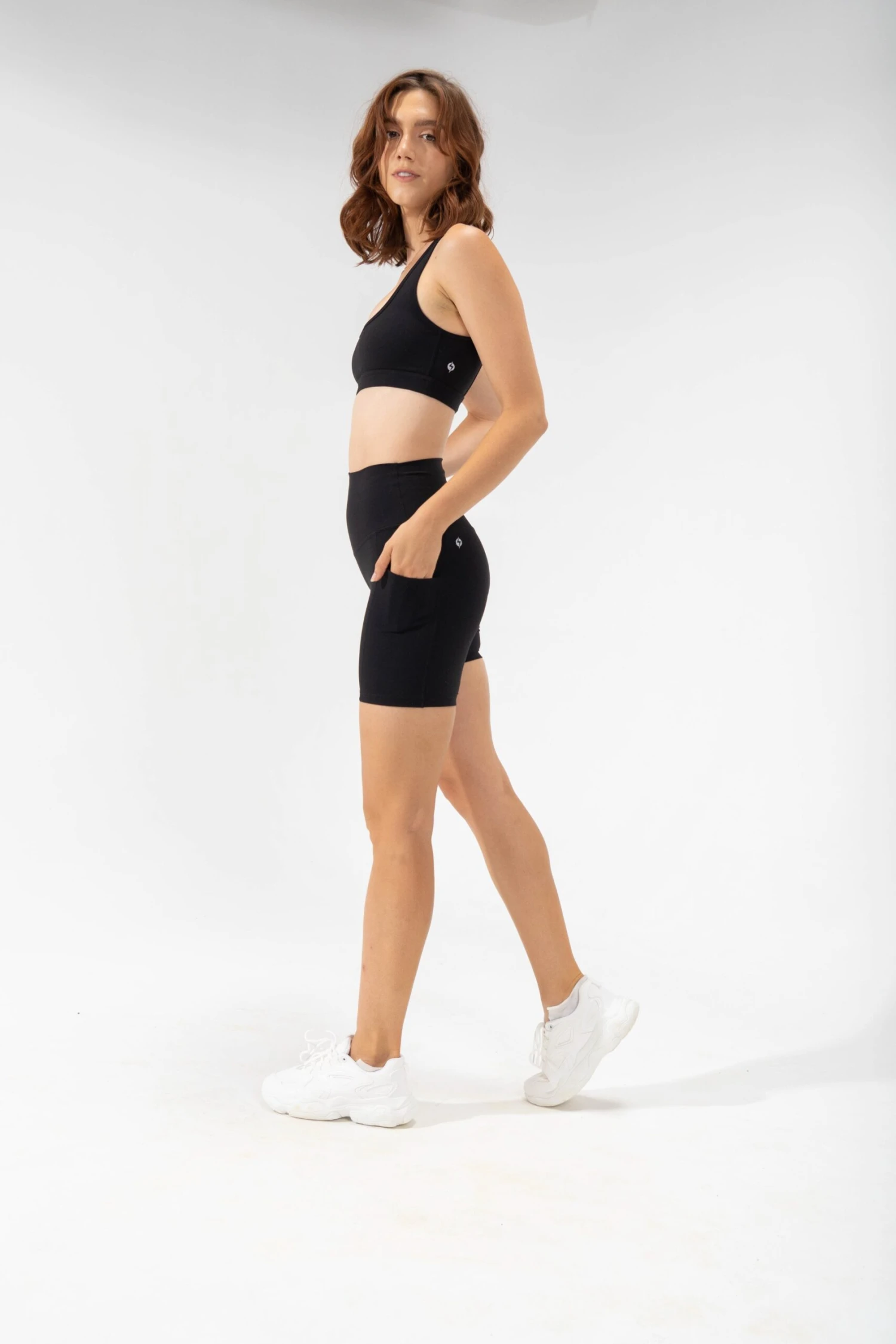 Supersculpt™ Biker Short With Pockets - Black - Image 4