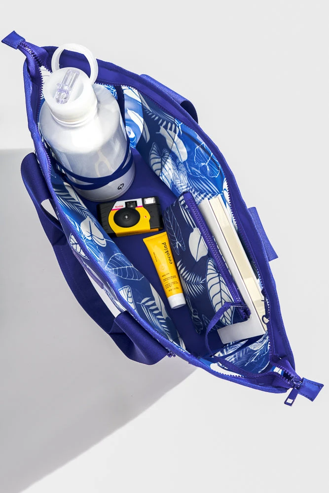 Big Beach Carryall Bag - Blue Palm - Image 5