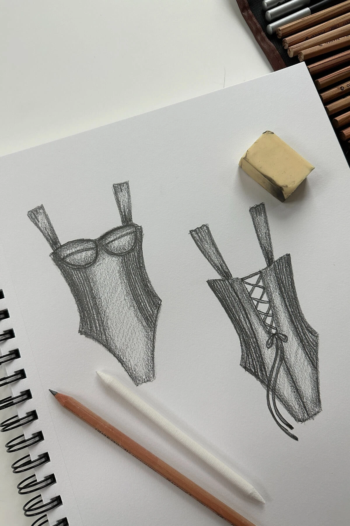 Boardwalk Bombshell One Piece - Black Rib - Image 3