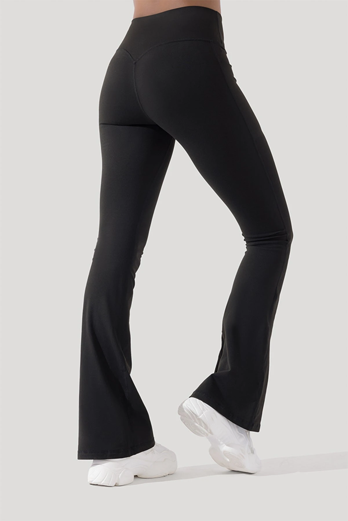 Crisscross Hourglass® Flared Leggings With Pockets - Black - Image 10