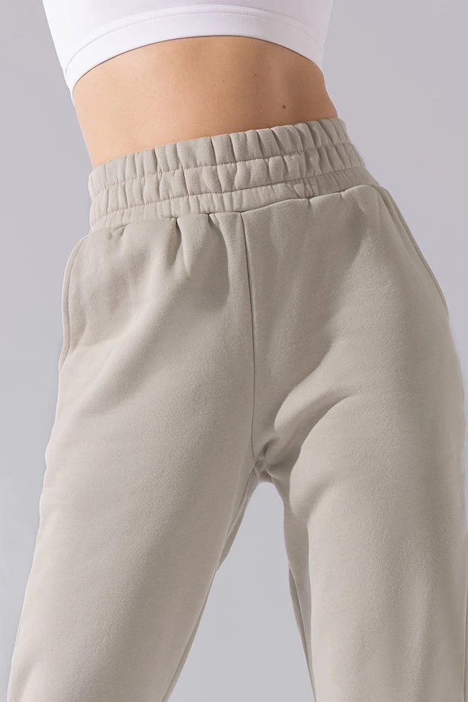 Cloud Rollover Sweatpant - Seashell - Image 4