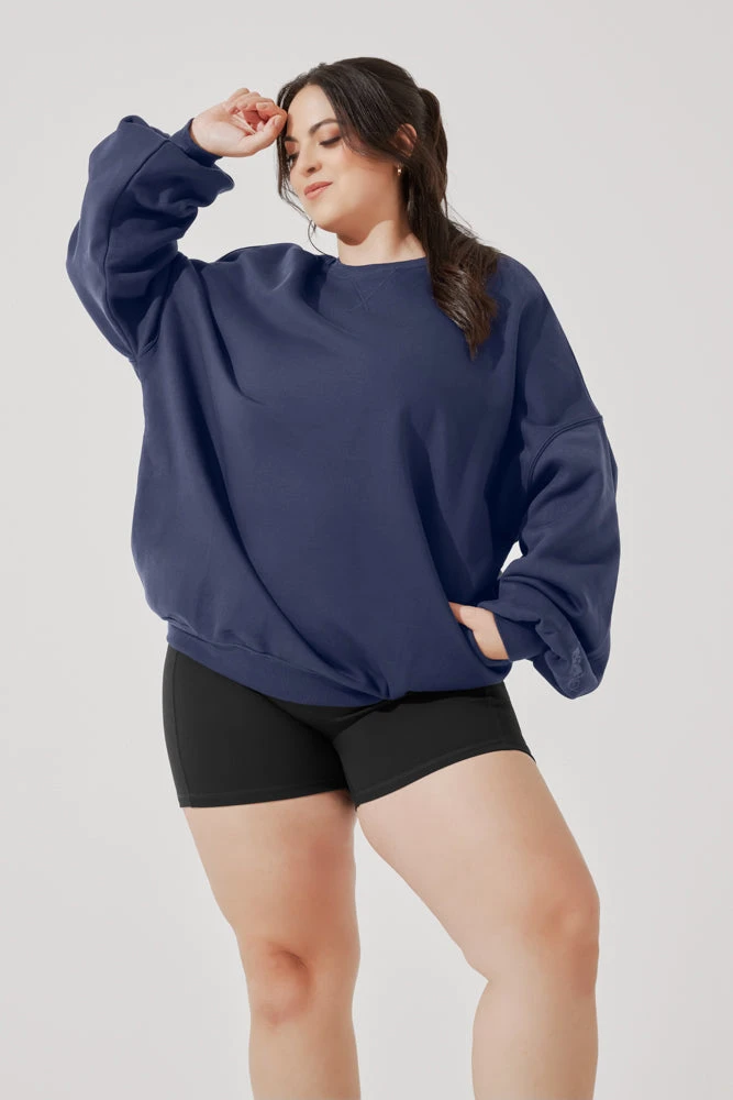 Cloud Crewneck Sweater - Academic Navy - Image 9