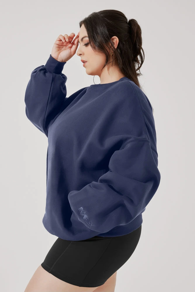 Cloud Crewneck Sweater - Academic Navy - Image 7