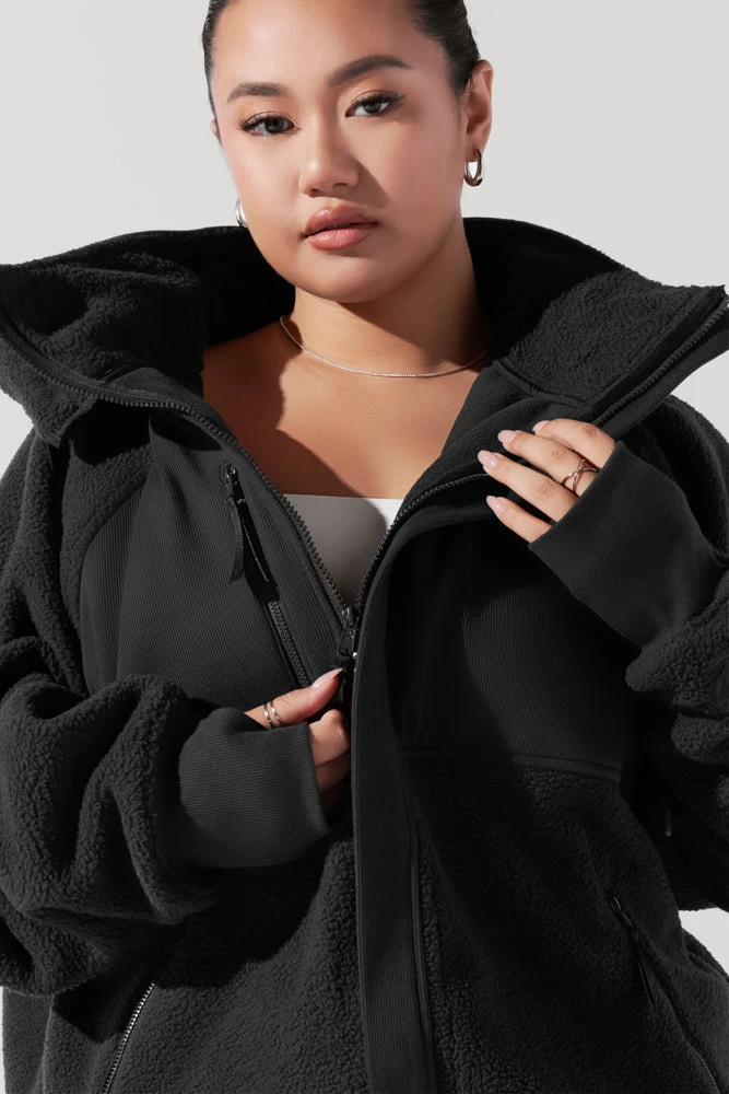Find Your Inner Fleece Jacket - Charcoal - Image 9