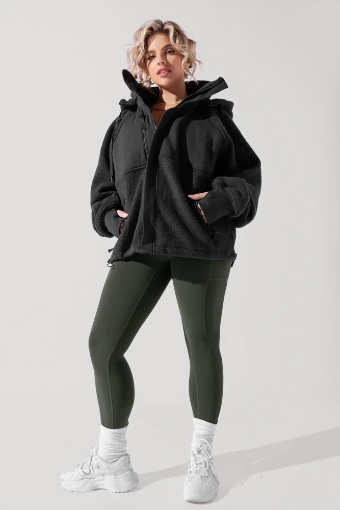 Find Your Inner Fleece Jacket - Charcoal - Image 8