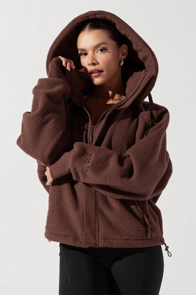 Find Your Inner Fleece Jacket - Chocolate - Image 6