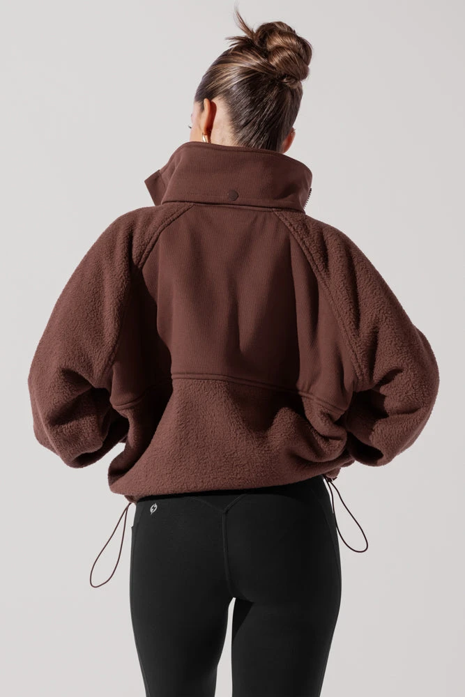 Find Your Inner Fleece Jacket - Chocolate - Image 7