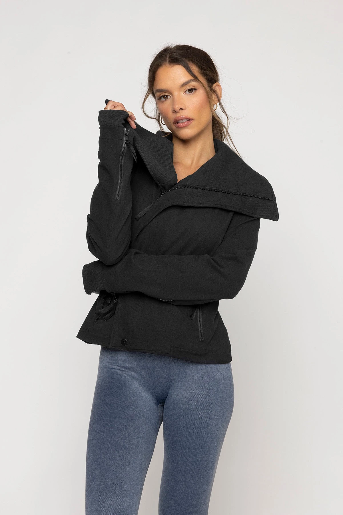 Heart Racer Moto Jacket - Black - Image 9