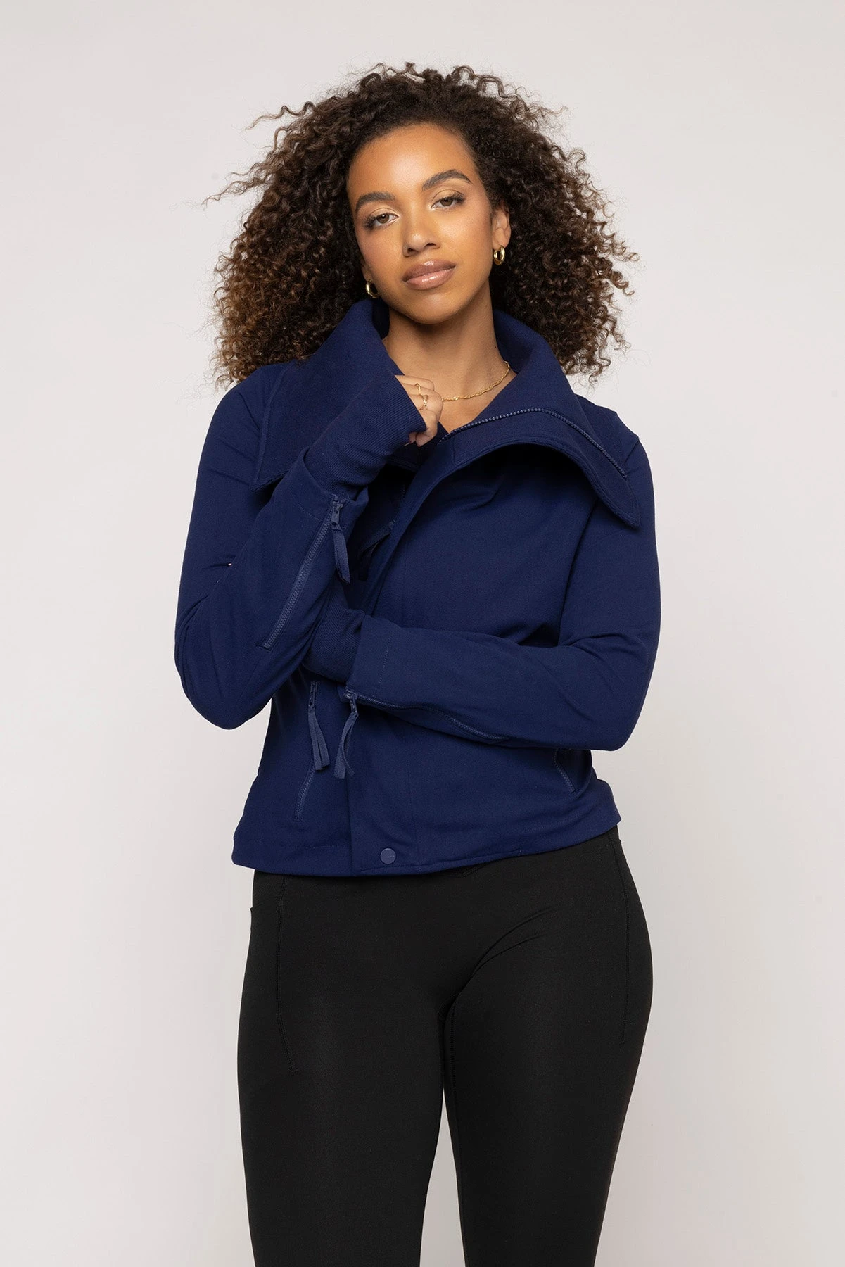 Heart Racer Moto Jacket - True Blue - Image 9