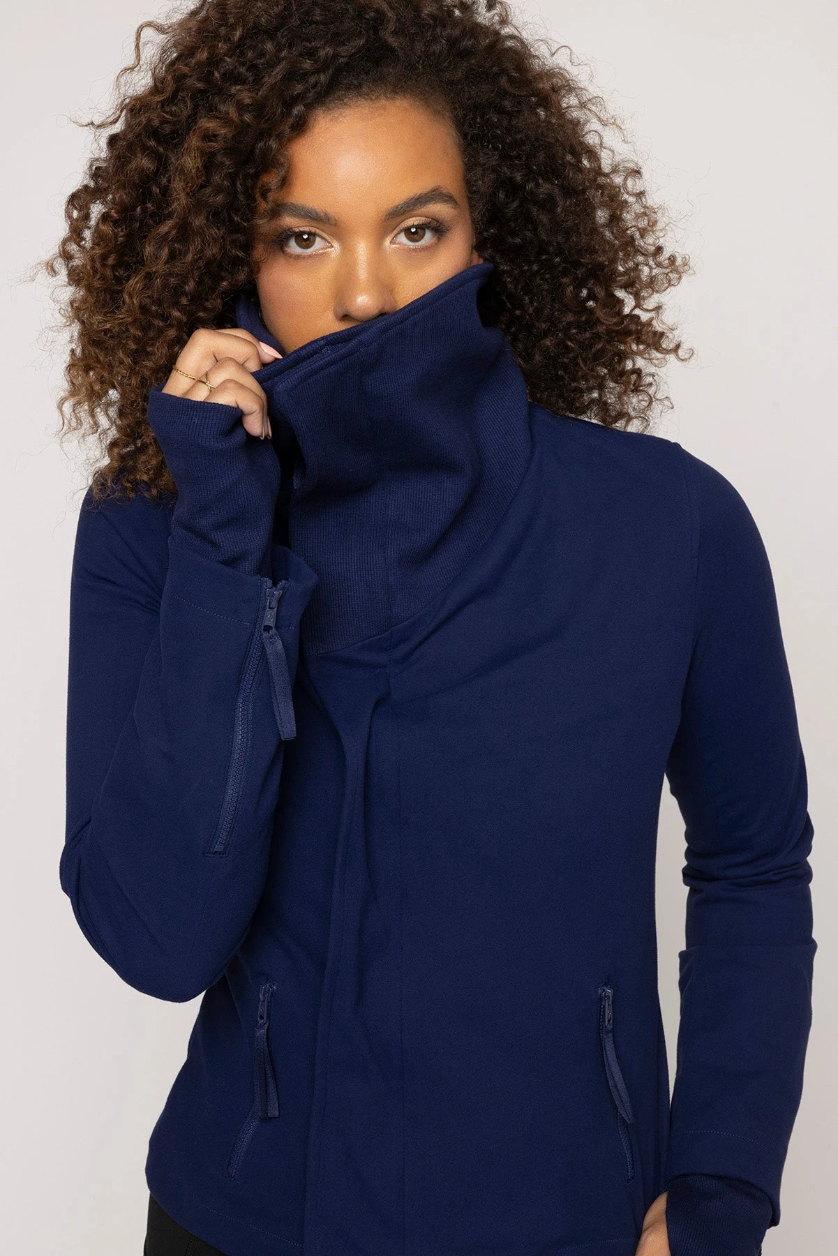 Heart Racer Moto Jacket - True Blue - Image 4