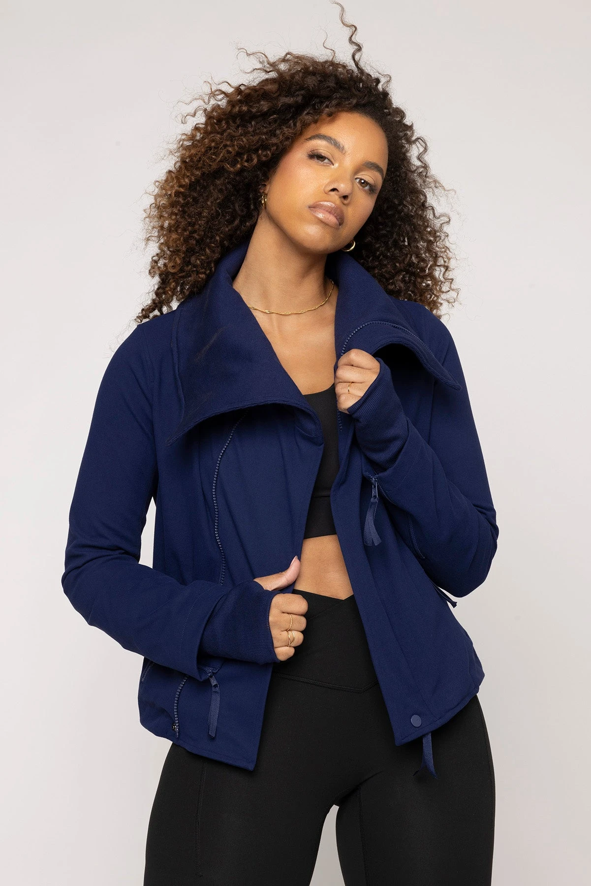 Heart Racer Moto Jacket - True Blue - Image 8