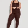 Crisscross Hourglass® Seamless Legging - French Roast