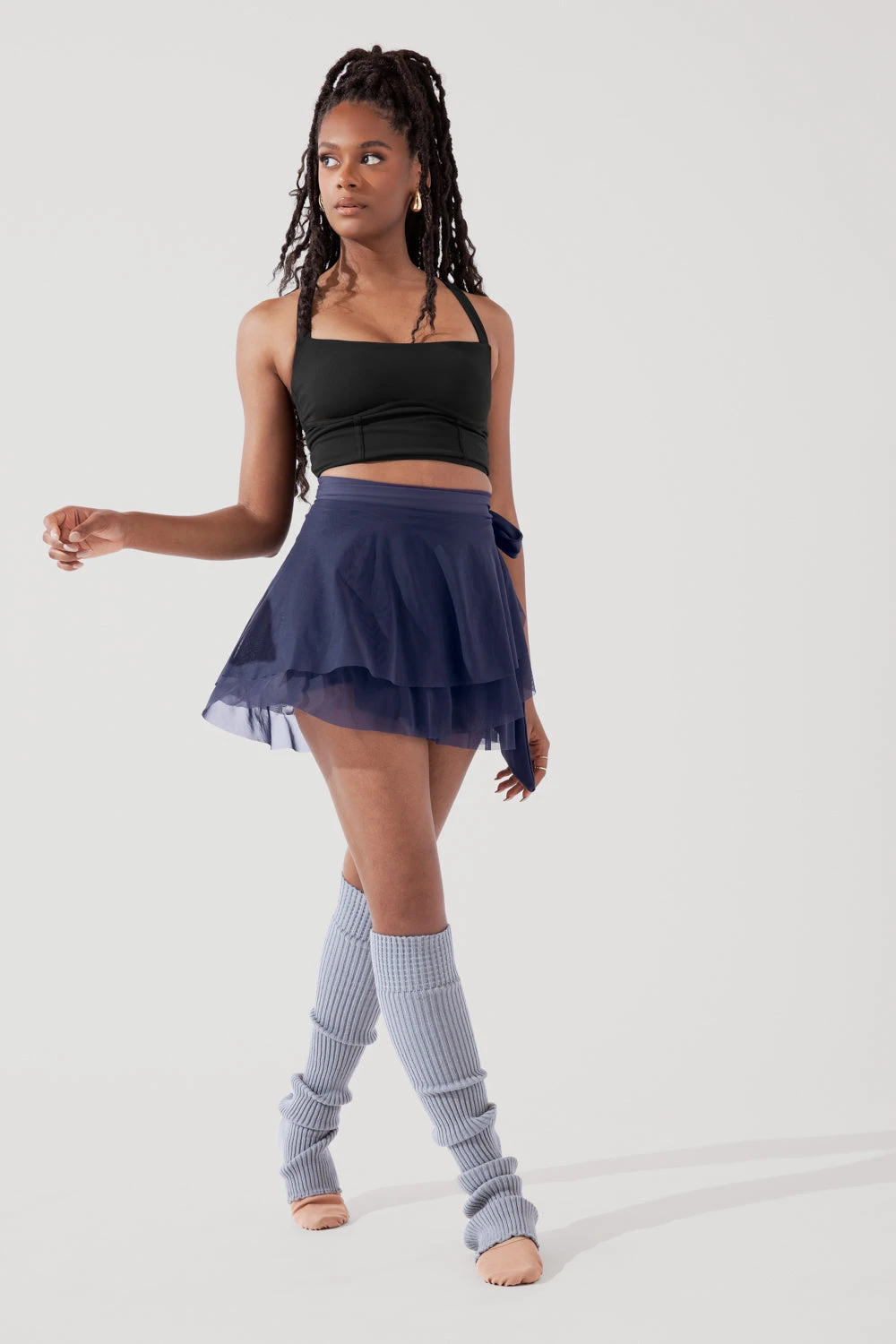 Juliet Wrap Skort - Peacoat Navy - Image 4