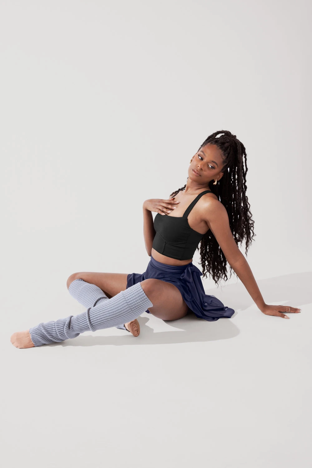 Juliet Wrap Skort - Peacoat Navy - Image 7