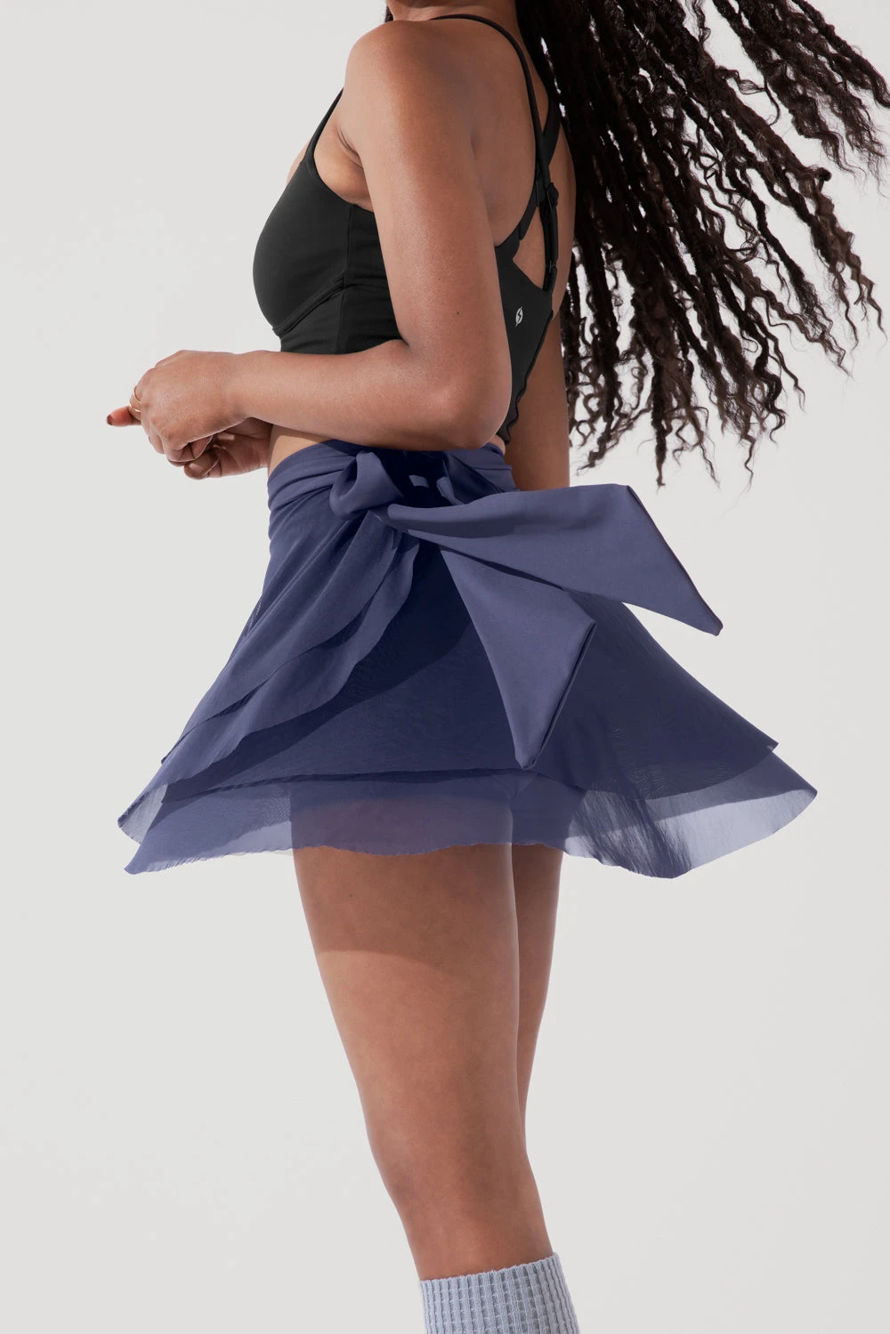 Juliet Wrap Skort - Peacoat Navy - Image 9