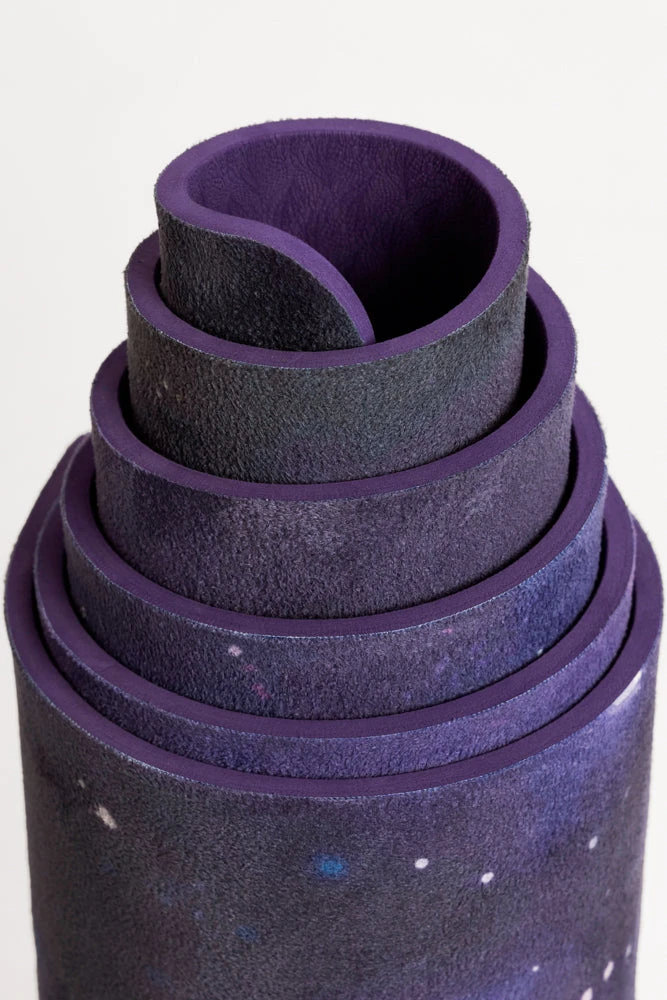 Vegan Suede Yoga Mat - Diamond Sky - Image 3