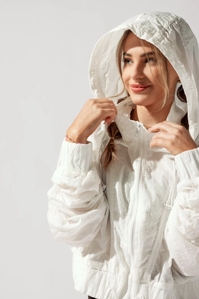 Whimsical Breeze Windbreaker - White - Image 2