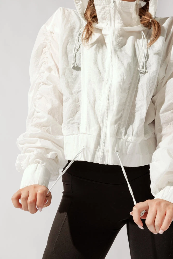 Whimsical Breeze Windbreaker - White - Image 7