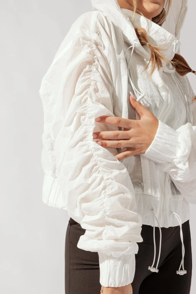 Whimsical Breeze Windbreaker - White - Image 5