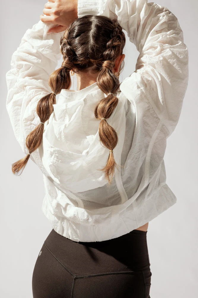 Whimsical Breeze Windbreaker - White - Image 8