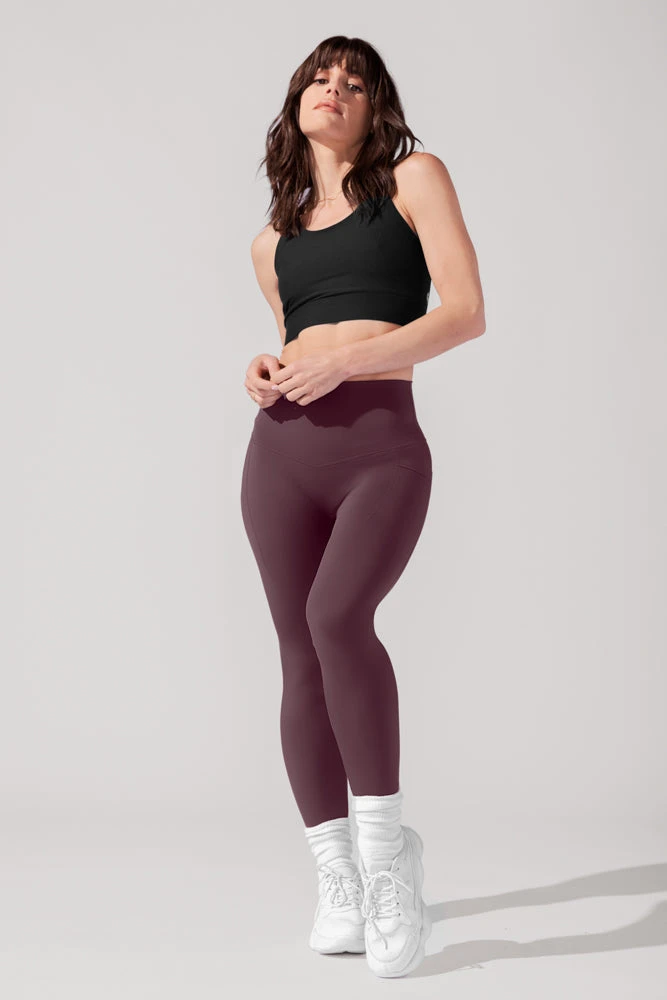 Supersculpt™ Leggings With Pockets (Pet Hair Resistant) - Pecan - Image 3
