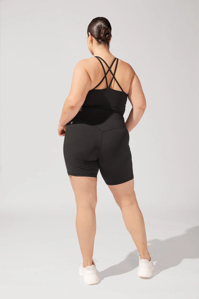 Supersculpt™ Biker Short With Pockets - Black - Image 7