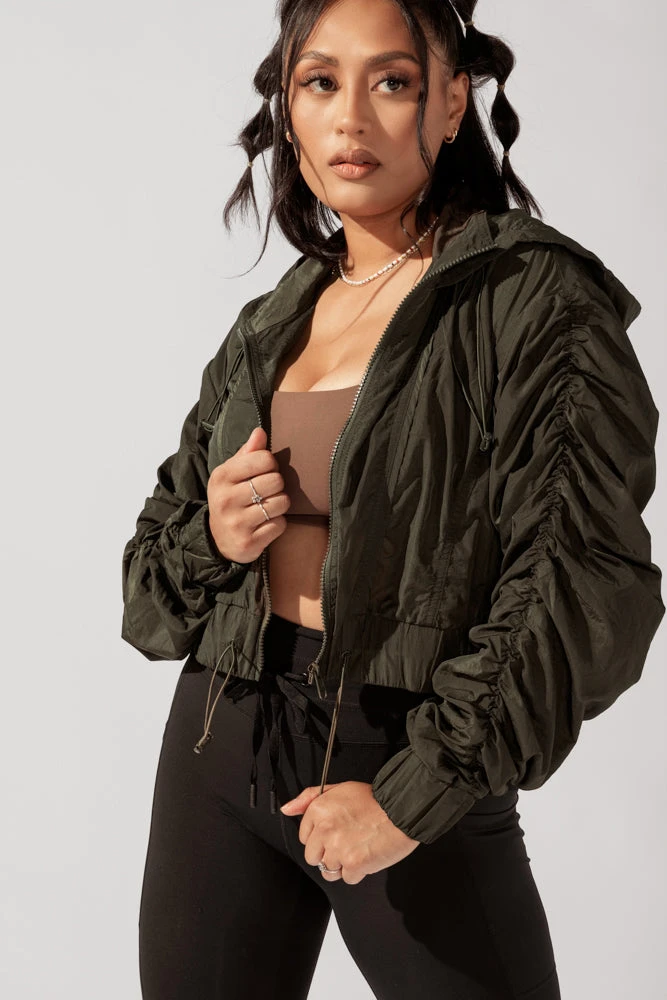 Whimsical Breeze Windbreaker - Forest Night - Image 2