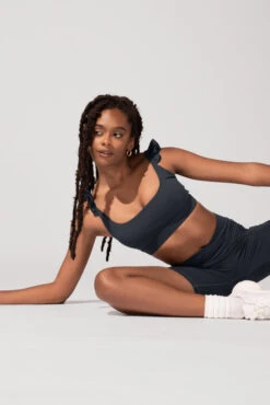 Romance Ruffle Bra - Smoky Grey