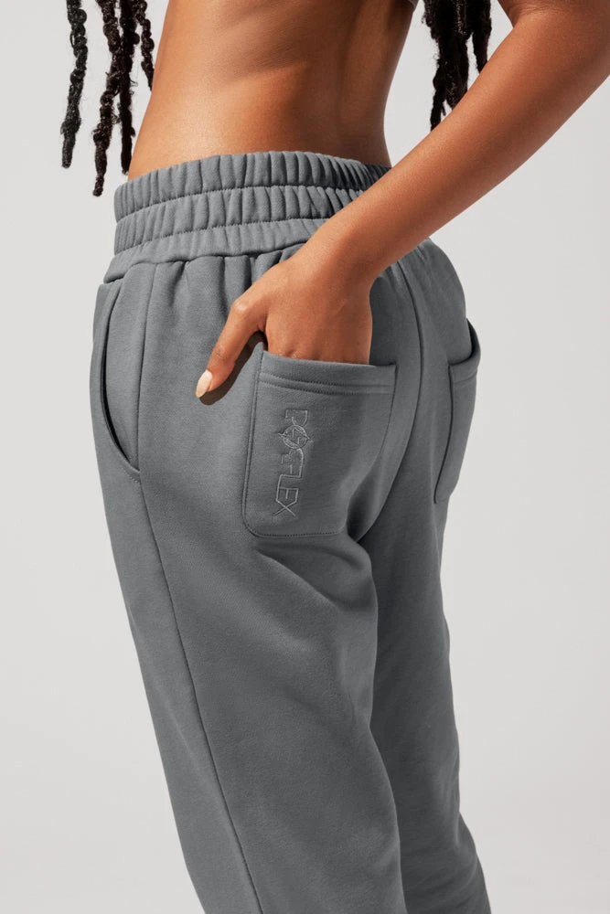 Cloud Rollover Sweatpant - Smoke - Image 6