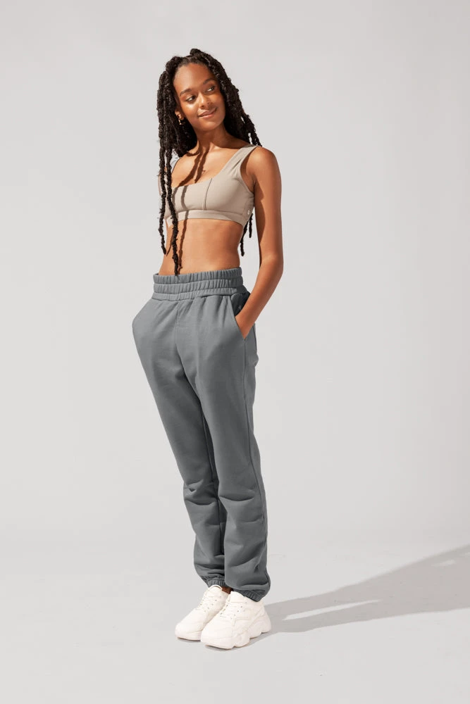 Cloud Rollover Sweatpant - Smoke - Image 8
