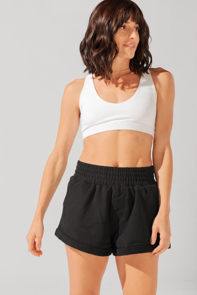 Ooey Gooey Lounge Shorts With Pockets- Black - Image 5