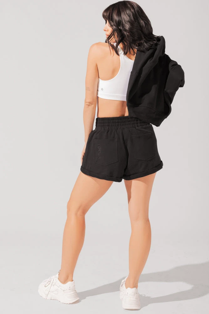 Ooey Gooey Lounge Shorts With Pockets- Black - Image 2