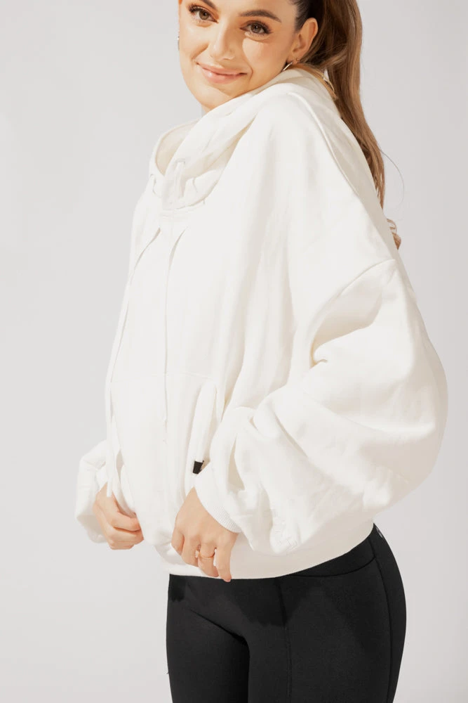 Pullover Cloud Hoodie - White - Image 7