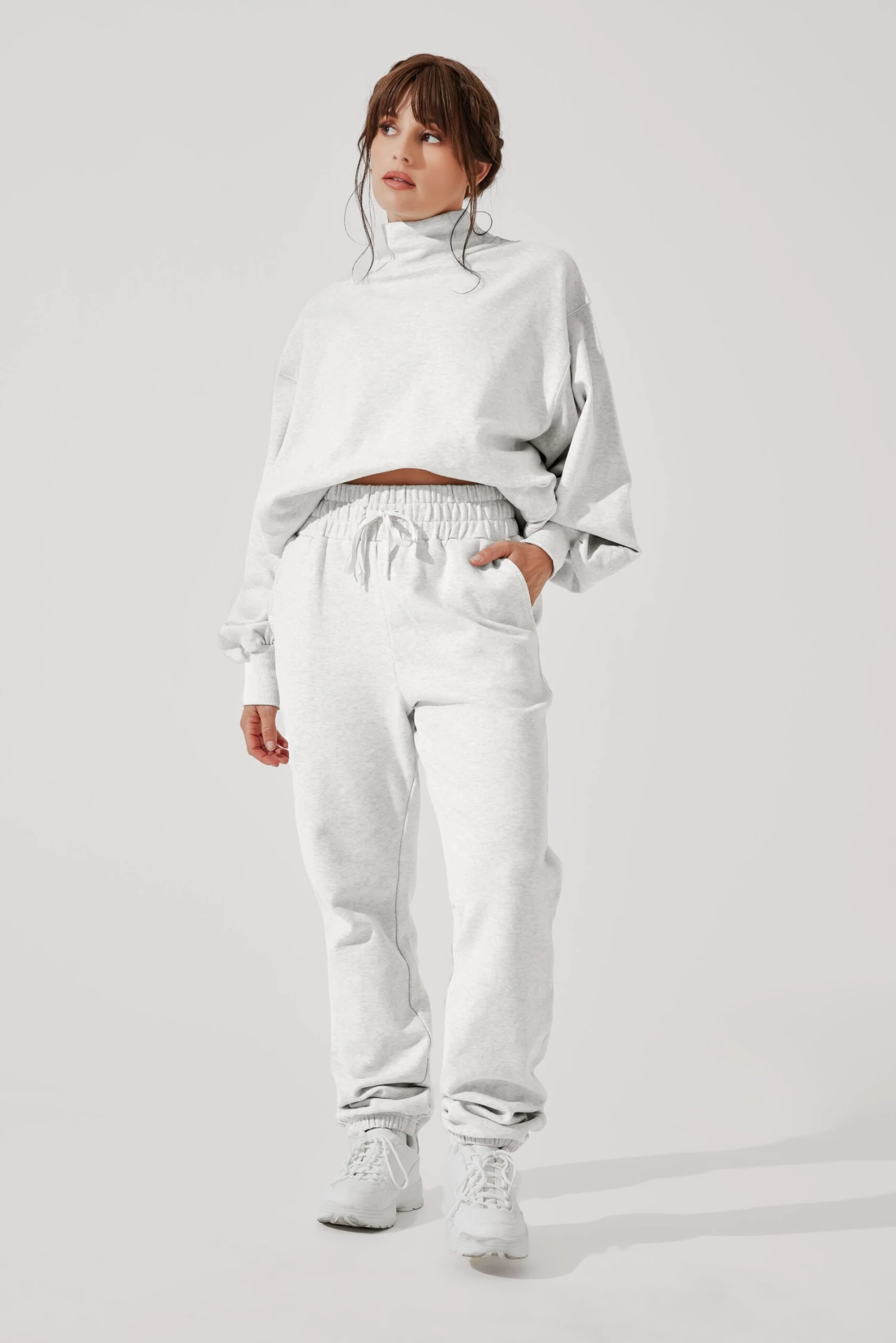 Ooey Gooey Sweatpant - Light Heather Grey - Image 4